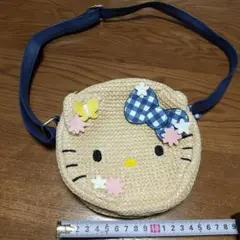 ハローキティ ポシェット ストロー製