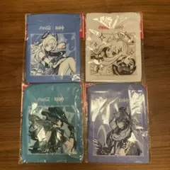 原神 オリジナル 巾着ポーチ 4種 コンプリートセット コカ・コーラ