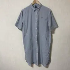 ノーザントラック 半袖ロングシャツ　チュニック　チェック柄　サイズM