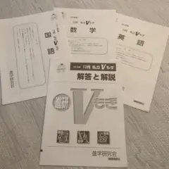 【V模擬過去問】Vもぎ最新2024年度分ほぼ全部【都立Vもぎ・私立Vもぎ】 Vもぎ過去問集 | 進学研究会