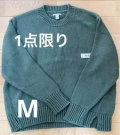 1点限り‼️レディースセーター　 コットンオーバー　 チャンキーロングスリーブ