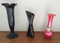 フラワーベース　3点