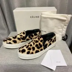 CELINE セリーヌハラコスリッポン38