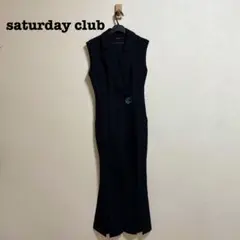 saturday club サタデークラブ オールインワン ブラック S