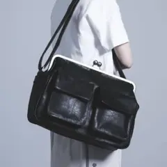 kOhAKUがま口ショルダーバッグ