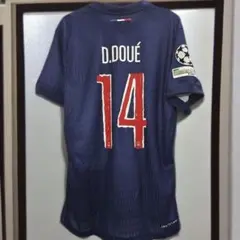 パリ・サンジェルマン D. Doué 14番 半袖 シャツ ドゥエー
