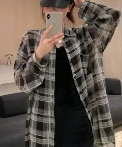 新品 チェック柄 シャツ