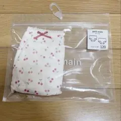 petit main 花柄リボン付き下着 120 パンツ