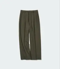 ユニクロ　タックワイドパンツ