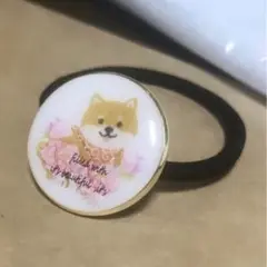 柴犬のヘアゴム