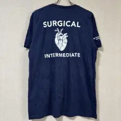 759 紺 NURSE アメリカ古着 Tシャツ ネイビー 心臓 プリントTシャツ