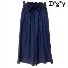 新品タグ付きDgyパンツ　ツイル起毛ハイウエストワイドパンツ