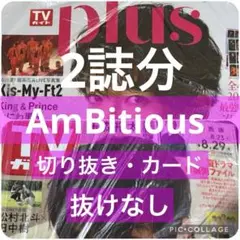 AmBitious　◆切り抜き◆　TVガイドplus　10月号　抜けなし　カード
