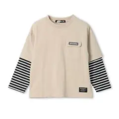 KANGOL カンゴール フェイクレイヤード長袖Tシャツ 子供服 160cm