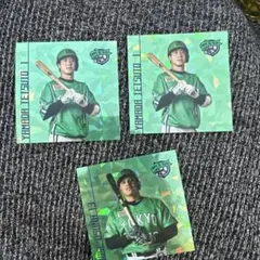 【非売品】ヤクルト　TOKYO燕プロジェクト　限定ステッカーオスナ、山田哲人選手