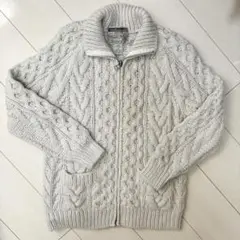 最終値下げ　Variety Club ケーブルニットカーディガン M