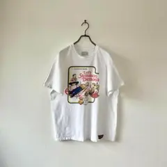 古着 スティーブンローズ プリントTシャツ イラスト ポップ XL 白 アメカジ