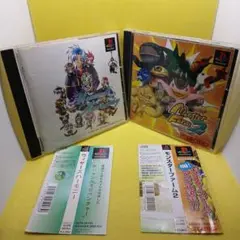 PS　モンスターファーム２・ウィザーズハーモニー　セット　帯、はがき付き