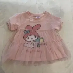 フタフタ マイメロチュールトップス80