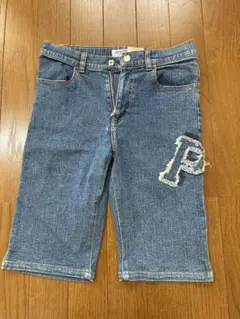 pom ponette ナルミヤ　デニムブルー ハーフパンツ　150cm
