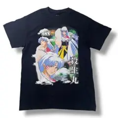 00s デッドストック 公式 犬夜叉 殺生丸 アニメTシャツ M 海外 ブラック