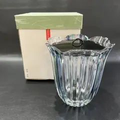 最終価格です【未使用品】義山(ギヤマン)　ガラス製水指　「蛍袋」　木製蓋付　切子 m81507050312_1.jpg?1734353782