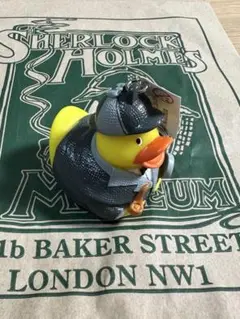 ロンドン限定　シャーロック・ホームズ博物館 ラバーダック キーホルダー