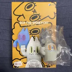 MAO THE GHOST CAT BEN ソフビ イエロー 2個セット MAO THE GHOST CAT BEN ソフビ イエロー 2個セット THE GHOST