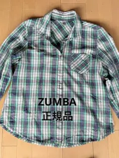 ZUMBA チェック柄シャツ　正規品