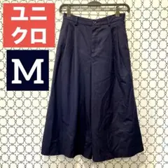 美品【UNIQLO】ユニクロ　レディース　Mサイズ　ネイビー　ウエスト63〜69