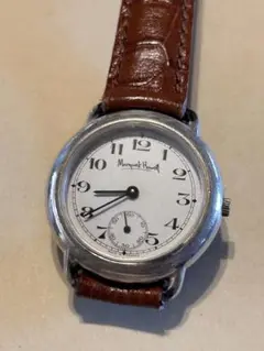 マーガレットハウエル腕時計　シルバー銀　替えベルト　ジャンク品