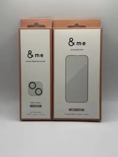 iPhone15 フレーム付きおしゃれフィルムとカメラレンズカバーセット②