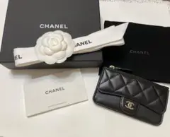 CHANEL シャネル マトラッセ ミニ財布 ブラック ココマーク 新品 未使用