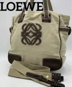 LOEWE ロエベ ショルダー トートバッグ 2WAY アナグラム おしゃれ