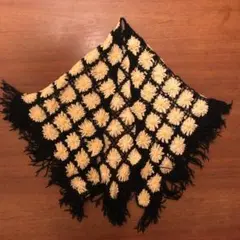 手編み かぎ針編み 三角ショール