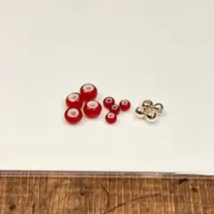 タディアンドキング TADY&KING SV5mm中空ビーズ　ホワイトパーツ