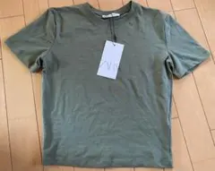 ZARA オリーブ色 Mサイズ Tシャツ