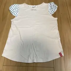 F.O.KIDS ドット柄フリル袖 Tシャツ