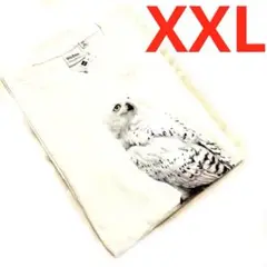 新品 GU×Harry Potter ヘドウィグ オフホワイト Tシャツ XXL
