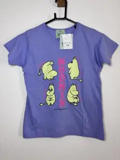 【タグ付き】MOOMIN ムーミン 130cm Tシャツ 紫