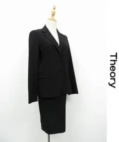 T076/ THEORY セットアップ スーツ ストレッチ 2 黒