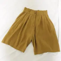 スージーウィンクル ショートパンツ 麻 夏 ハーフパンツ