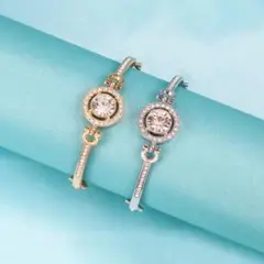 ヘイローデザインブレスレット ゴールド