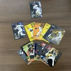 プロ野球　チップス　岡大海　箔押しサイン含めセット