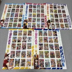 ジャンプワンピースステッカーセット コミックス表紙フレークシール巻1〜巻100④
