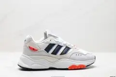 adidas スニーカー ホワイト/ネイビー/オレンジ