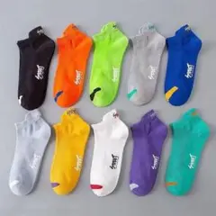 靴下 １０足セット スニーカー ソックス メッシュ 通気性 くるぶし　メンズ