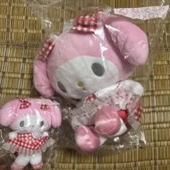 マイメロディ 当たりくじ ぬいぐるみ マスコット 2個セット