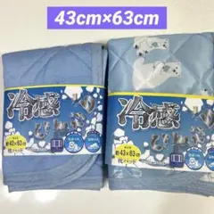 接触冷感　枕パッド　冷感枕パット 枕カバー　43×63cm 2枚セット