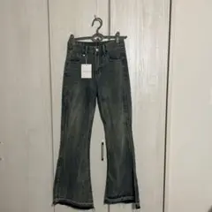 Miniministore レトロ フレアデニムパンツ ローエッジ
